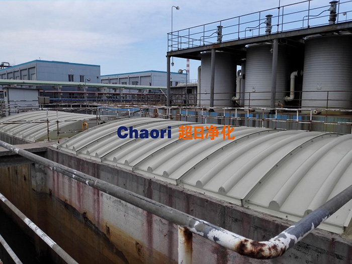 鹽城開元污水池加蓋工程案例
