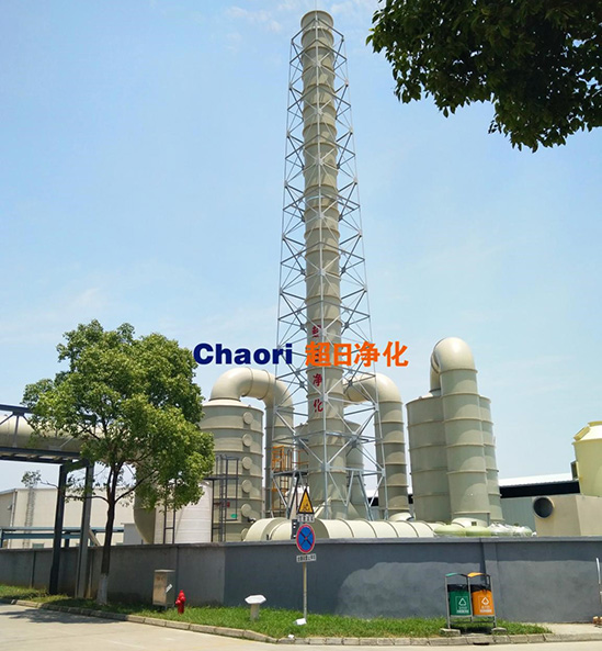 蘇州阿特斯氮氧化物凈化塔工程案例